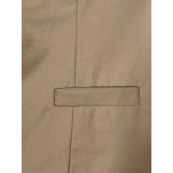 Wehilion Men's  Size M Champagne Formal Jacket Vest 4 Button Front - Picture 13 of 13